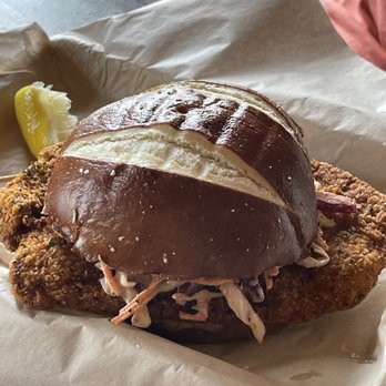 Prost Brewing - Schnitzel Sandwich - Beer Gardens Near Me - Highlands Ranch, Colorado Prost Brewing - Schnitzel Sandwich - Beer Gardens Near Me - Highlands Ranch, Colorado