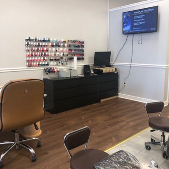 Chroma Nails - One of the polish stations - Nail Salons Near Me - Mine Hill Township, New Jersey Chroma Nails - One of the polish stations - Nail Salons Near Me - Mine Hill Township, New Jersey