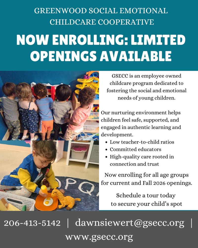 Greenwood Social Emotional Childcare - childcare center in Seattle, WA