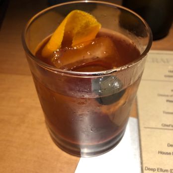 Craft & Vine - C&V Old Fashioned. HH special and quite good. - Gastropubs Near Me - Roanoke, Texas