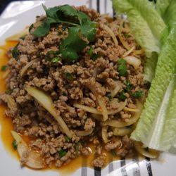 All Thai'd Up - Laab Moo w/ lettuce wrap