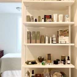 Skin Salvation Acne Clinic - With & Within - Our 100% acne safe skin, body and hair product retail display with a peek into our bright & beautiful treatment room