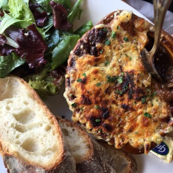 The Bread Peddler - French Onion Soup with artisan bread and sweet onion. - Bakeries Near Me - Olympia, Washington