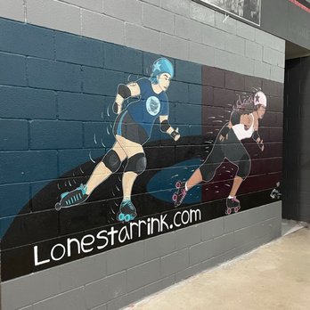 Lone Star Events and Sports - 6-3-2023 mural inside. - Skating Rinks Near Me - Denton, Texas Lone Star Events and Sports - 6-3-2023 mural inside. - Skating Rinks Near Me - Denton, Texas