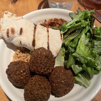 Ema - Salad subbed falafel for chicken - Mediterranean Near Me - Chicago, Illinois
