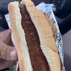 Russell Rusty Trout - Regular Portuguese sausage hotdog  plain