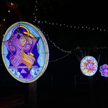 San Jose Holiday Lights - Cool use of embossed lanterns - Festivals Near Me - San Jose, California