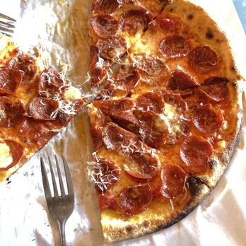Blewett Brewing - Classic pepperoni pizza. - Breweries Near Me - Leavenworth, Washington