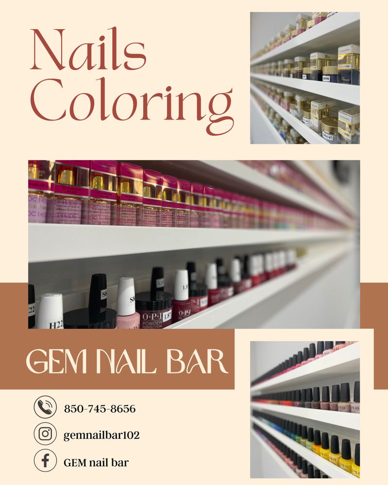 Gem Nail Bar Logo