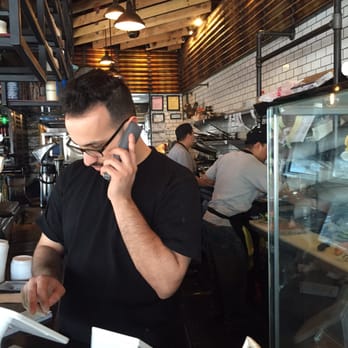 Fratelli Cafe - What a sweet guy. 3/15/2016 - Coffee & Tea Near Me - Los Angeles, California