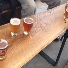 A group of us with 6 oz samplers.