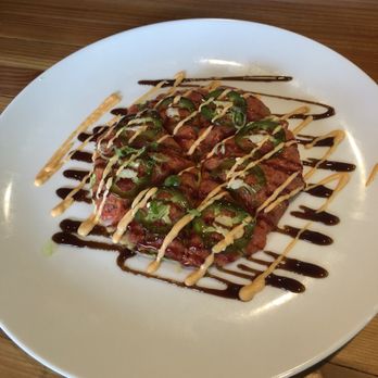 Jin Ramen Sushi - New tuna pizza.  Yumminess - Japanese Near Me - Ridgewood, New York