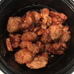 Their popcorn chicken. This is supposed to be a large order. Some crumbs and a few pieces of chicken. Their popcorn chicken. This is supposed to be a large order. Some crumbs and a few pieces of chicken.