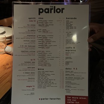 The Parlor - Spirit drinks - Pizza Near Me - Phoenix, Arizona The Parlor - Spirit drinks - Pizza Near Me - Phoenix, Arizona