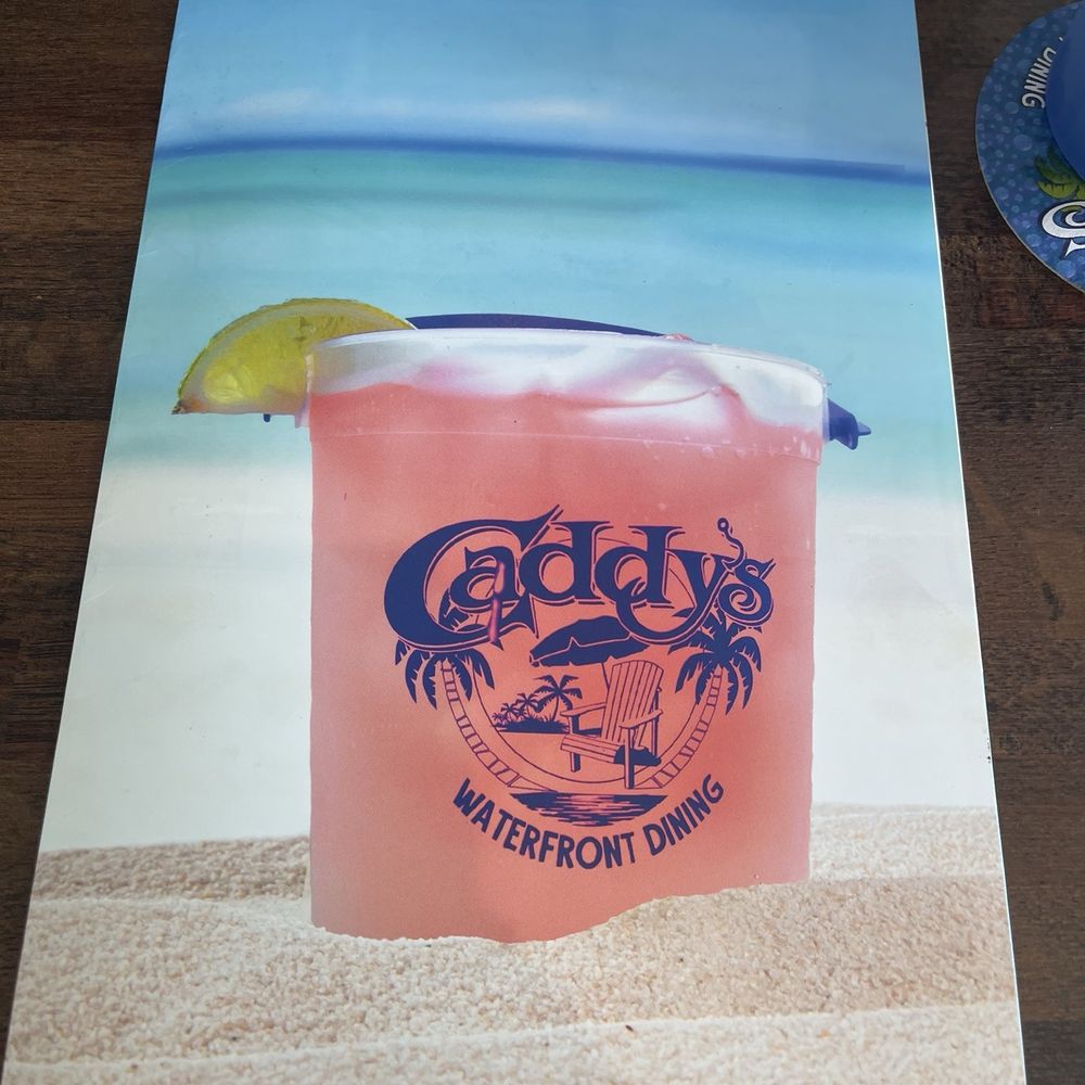 Caddy's Madeira Beach - Menu cover - Bars Near Me - Madeira Beach, Florida
