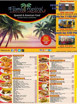 Menu photo 2 Flama Tropical Winter Haven, FL Menu photo 2 Flama Tropical Winter Haven, FL