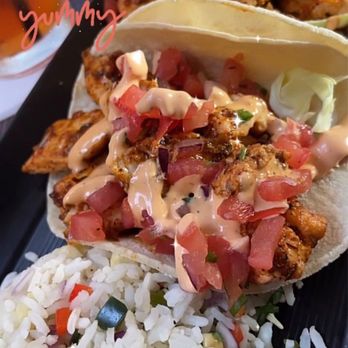 The Black Marlin - Blackened Fish Taco plate! BEST fish tacos I've ever had! - Seafood Near Me - Tustin, California