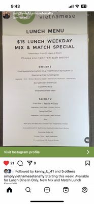 Menu photo 1 Simply Vietnamese Tenafly, NJ