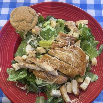 Jake's Roadhouse - Chicken Caesar Salad - Barbeque Near Me - Monrovia, California