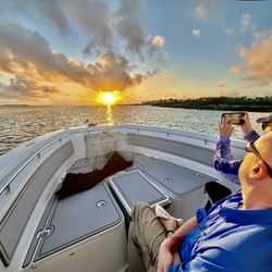 First Love Charters - Enjoying the sunrise