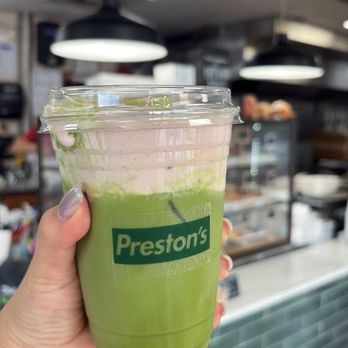 Preston’s Cafe - Raspberry matcha - Sandwiches Near Me - Plano, Texas