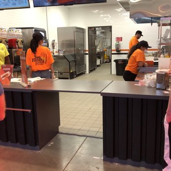 Two Hands Corn Dogs - Corndogs being prepared - Korean Near Me - Katy, Texas