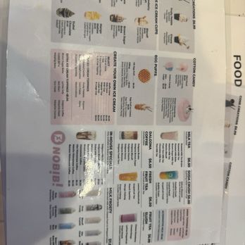 Nobibi - Menu - Ice Cream & Frozen Yogurt Near Me - Santa Ana, California