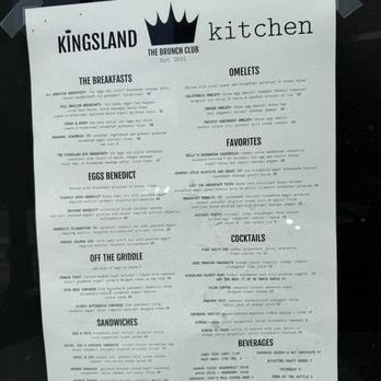 Kingsland Kitchen - Yummy menu! - Breakfast & Brunch Near Me - Portland, Oregon Kingsland Kitchen - Yummy menu! - Breakfast & Brunch Near Me - Portland, Oregon