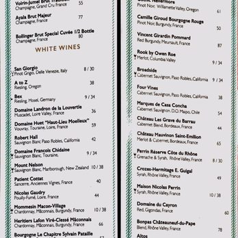 Banana Cafe - Wine menu - French Near Me - Key West, Florida Banana Cafe - Wine menu - French Near Me - Key West, Florida