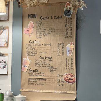 Casa Morgana Gelatos - Menu board - Ice Cream & Frozen Yogurt Near Me - San Antonio, Texas Casa Morgana Gelatos - Menu board - Ice Cream & Frozen Yogurt Near Me - San Antonio, Texas