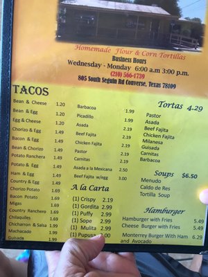 Menu photo 3 El Patio Restaurant Taqueria Converse, TX Menu photo 3 El Patio Restaurant Taqueria Converse, TX