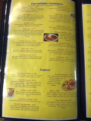 Menu photo 2 Guadalajara Paducah, KY