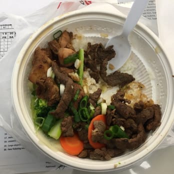 Flame Broiler - Half beef/half chicken/Veg bowl with white rice - Fast Food Near Me - Torrance, California Flame Broiler - Half beef/half chicken/Veg bowl with white rice - Fast Food Near Me - Torrance, California