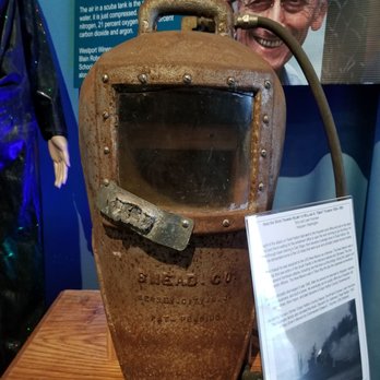 Mermaid Museum - 75 lb steel dive helmet -- imagine wearing this inder water? - Museums Near Me - Aberdeen, Washington Mermaid Museum - 75 lb steel dive helmet -- imagine wearing this inder water? - Museums Near Me - Aberdeen, Washington