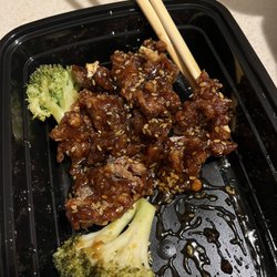 Chow Mein House - Sorry for the half eaten photo! Sesame Beef. SUPER crispy, SOO good! Total comfort food
