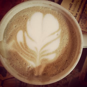 MOD Coffeehouse - See that foam art? Thats the making of perfectly aerated milk and professionak baristas. - Coffee & Tea Near Me - Galveston, Texas