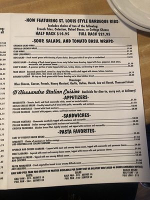 Menu photo 2 Poor Boy's Pizza & Pub Rock Island, IL
