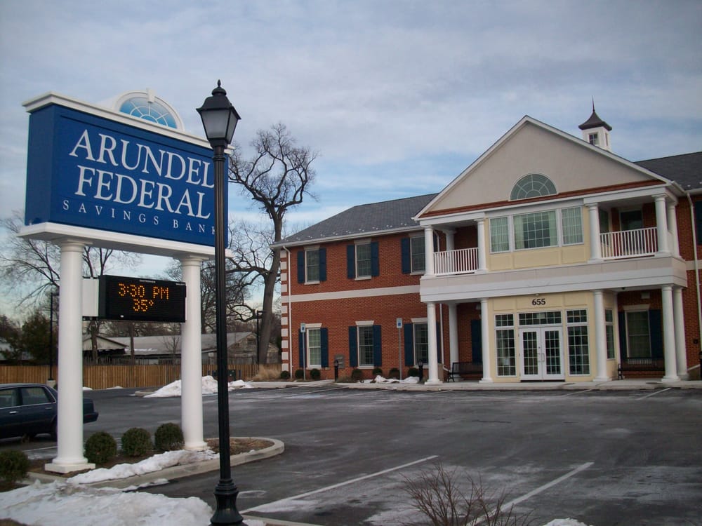 ARUNDEL FEDERAL SAVINGS BANK Updated March 2025 655 Crain Hwy S, Glen Burnie, Maryland