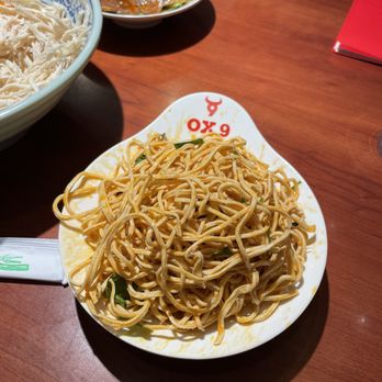 Ox 9 Lanzhou Hand Pulled Noodles - Chewy bean curd noodles with cilantro ($7.99) - Asian Fusion Near Me - Mountain View, California Ox 9 Lanzhou Hand Pulled Noodles - Chewy bean curd noodles with cilantro ($7.99) - Asian Fusion Near Me - Mountain View, California