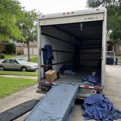 Hawkboyz Moving - Moving truck inside