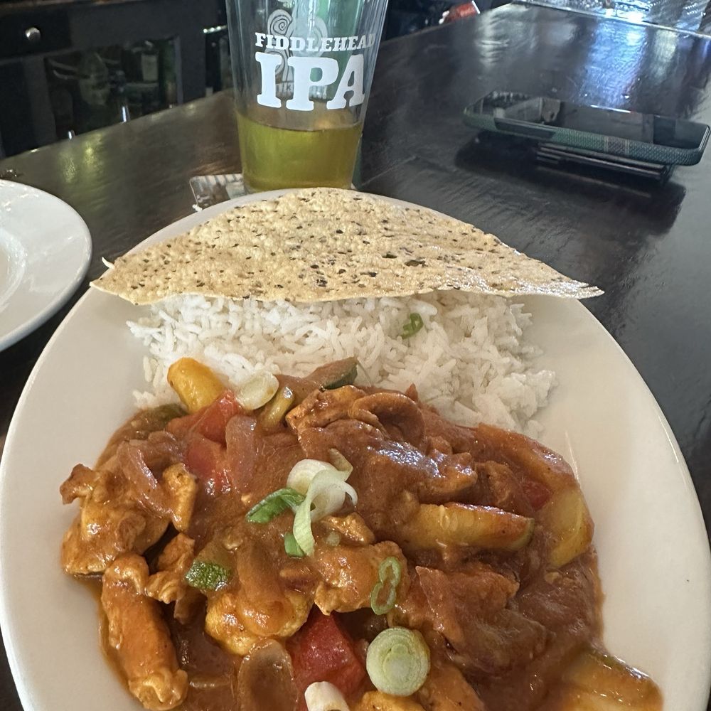 Squealing Pig - Nepalese curry chicken - American Near Me - Provincetown, Massachusetts Squealing Pig - Nepalese curry chicken - American Near Me - Provincetown, Massachusetts