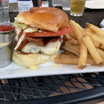 Bowman's Tavern - Bowman's burger with a side of jalapeño aioli - very good ! - American Near Me - New Hope, Pennsylvania Bowman's Tavern - Bowman's burger with a side of jalapeño aioli - very good ! - American Near Me - New Hope, Pennsylvania