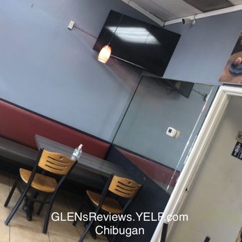 Chibugan, Lechon At Ethan's Restaurant - Restroom and seating area under one of their TVs - Filipino Near Me - Carson, California