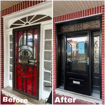 Constantin Remodeling - Front entry with sidelights& transom replacement - Door Sales/Installation Near Me Constantin Remodeling - Front entry with sidelights& transom replacement - Door Sales/Installation Near Me