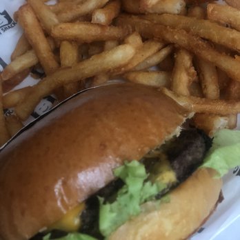 Fat Shack - The Classic burger with French Fries - American Near Me - Philadelphia, Pennsylvania