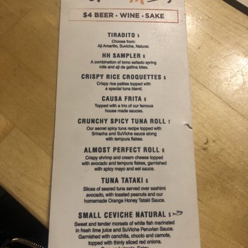SuViche - Sushi and Ceviche - Happy hour menu - Sushi Bars Near Me - Miami, Florida SuViche - Sushi and Ceviche - Happy hour menu - Sushi Bars Near Me - Miami, Florida