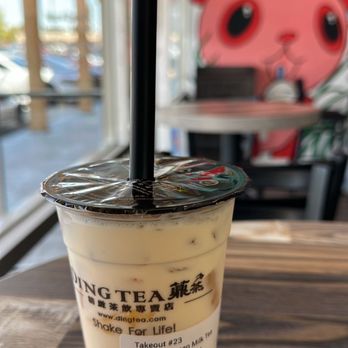 Ding Tea West Covina - Jasmine Green Milk Tea with Egg Pudding - Coffee & Tea Near Me - West Covina, California Ding Tea West Covina - Jasmine Green Milk Tea with Egg Pudding - Coffee & Tea Near Me - West Covina, California