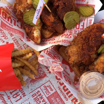 Clyde's Hot Chicken - 4pc chicken tenders - Chicken Shop Near Me - Fullerton, California Clyde's Hot Chicken - 4pc chicken tenders - Chicken Shop Near Me - Fullerton, California