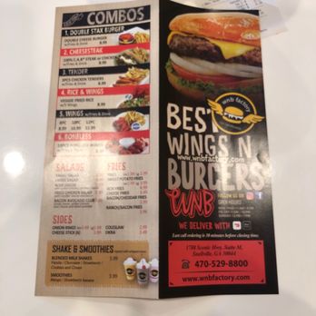 WNB Factory - Menu - Fast Food Near Me - Snellville, Georgia WNB Factory - Menu - Fast Food Near Me - Snellville, Georgia