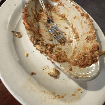 Pizza Cave - Empty plate of lasagna - Italian Near Me - Dripping Springs, Texas Pizza Cave - Empty plate of lasagna - Italian Near Me - Dripping Springs, Texas